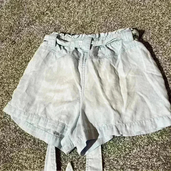 Cloth & Stone Shorts Womens Xs Freshwater Paper Bag Soft, Light Blue - Picture 8 of 8
